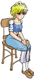 Maytag (sans costume) in the Chair.